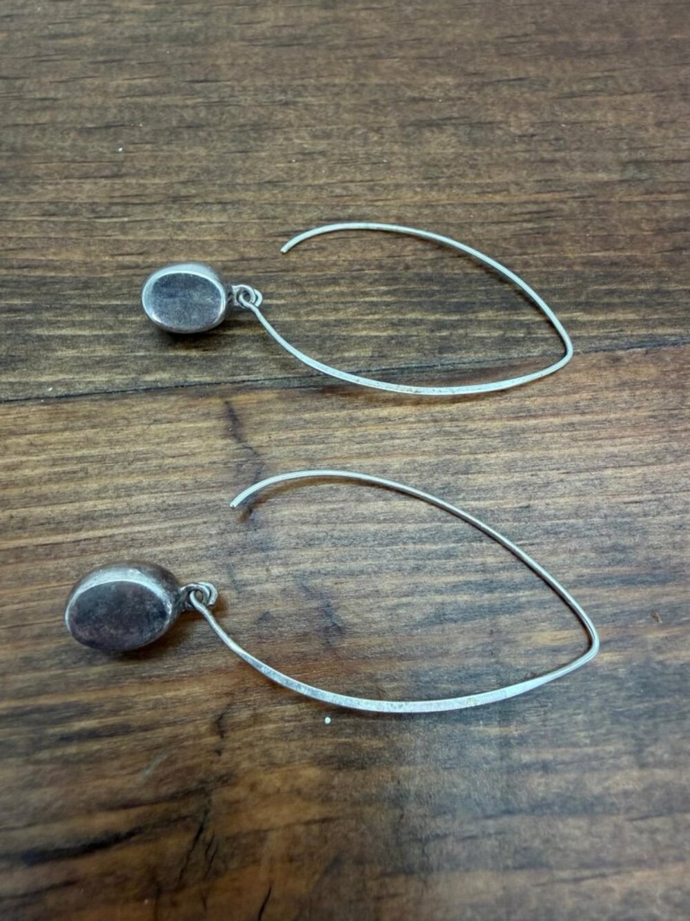Silver 2” Drop Earrings